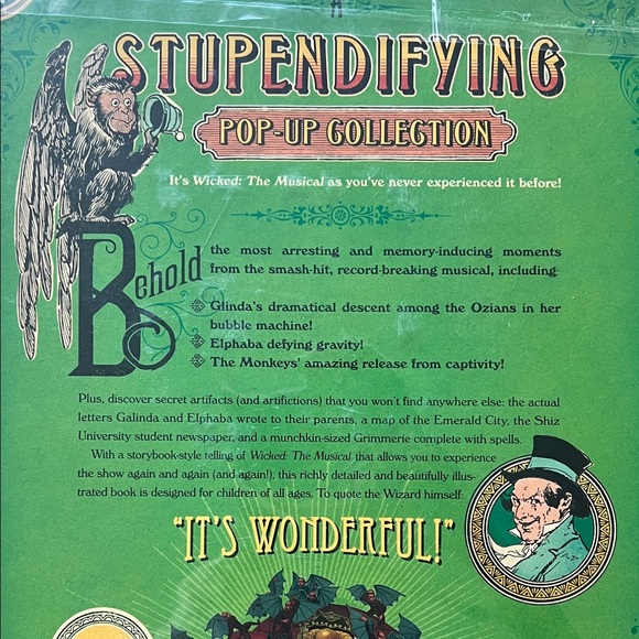 Wicked The Musical Pop-Up Compendium Book